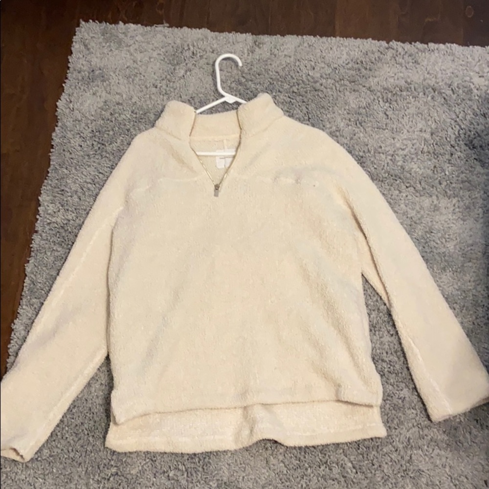 Sherpa 3/4 zip pullover